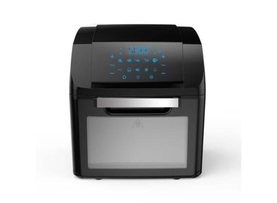 Ψηφιακός φούρνος θερμού αέρα, με οθόνη LED με 16 προγράμματα, 12ltr, 1500W, HOP1000939-1