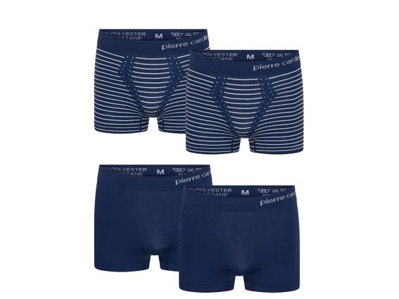 Pierre Cardin Σετ Ανδρικά Μποξεράκια  σε μπλε απόχρωση, 4-pack flatpack Boxers Medium