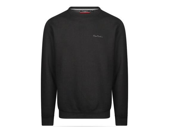 Pierre Cardin Ανδρική Μπλούζα Φούτερ με μακρύ μανίκι σε Μαύρο χρώμα Medium