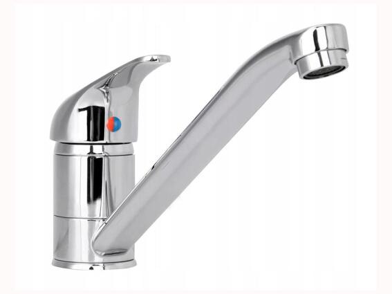 Aria Trade Μπαταρία Κουζίνας Πάγκου Ασημί 8620