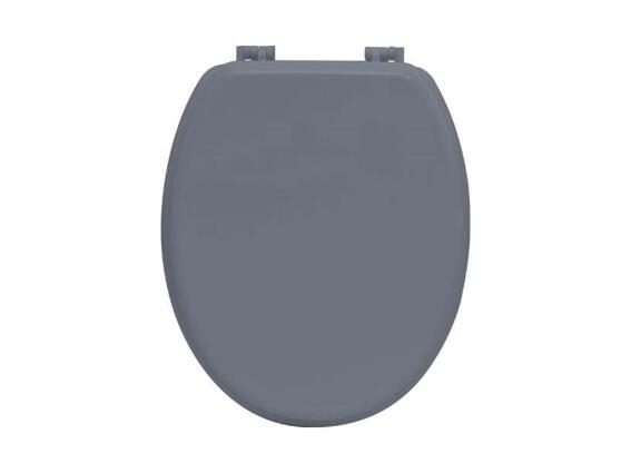 Πλαστικό καπάκι λεκάνης μπάνιου σε Γκρι χρώμα, 45.6x37.2x5cm