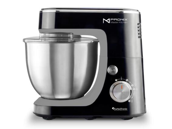TurboTronic Κουζινομηχανή-Μίξερ Ζαχαροπλαστικής 1400W με κάδο 4.3L, TT-017 Μαύρο