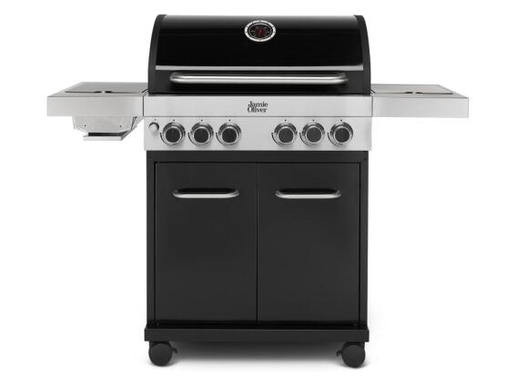 Jamie Oliver Τροχήλατη Ψησταριά Αερίου Barbeque με 4 καυστήρες, 136x60x114cm, Classic 4SI