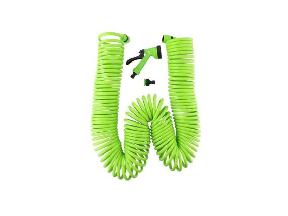 Σπιράλ Λάστιχο Κήπου 30 μέτρων με πιστόλι ποτίσματος με 5 λειτουργίες, Kinzo Garden