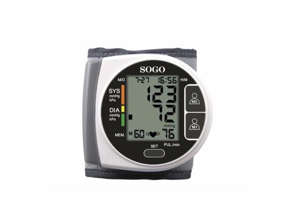 Sogo Ψηφιακό Πιεσόμετρο Καρπού TEN-SS-14020W 120 Μνήμες  9x6x8cm