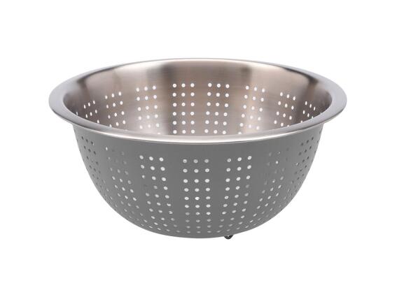 Μεταλλικό Σουρωτήρι διαμέτρου 28 cm σε 3 χρώματα Γκρι