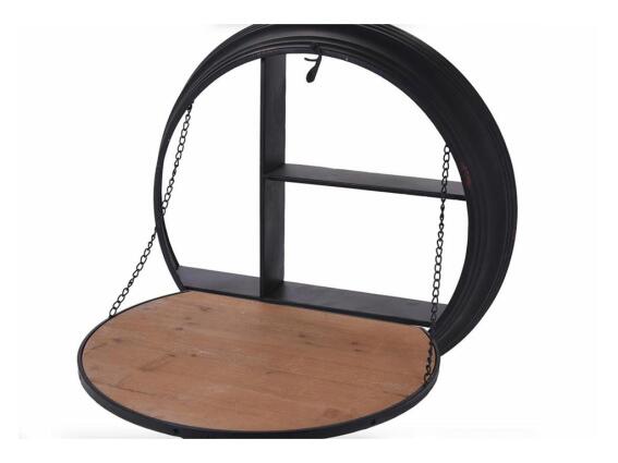 Mini Bar με καπάκι και θέσεις για μπουκάλια, ποτήρια και αξεσουάρ, 65x17x65 cm