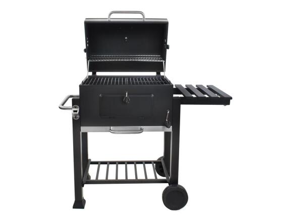 Φορητή Ψησταριά Μπάρμπεκιου Barbeque Κάρβουνου με Ροδάκια και ράφια, 113.5x57x117 cm, Garden grill