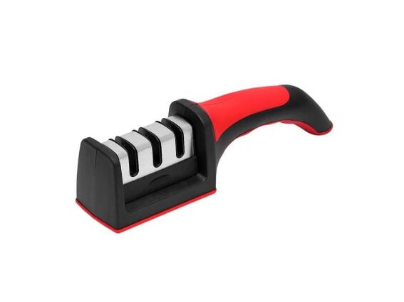 Aria Trade Ακονιστήρι μαχαιριών χειρός με 3 επίπεδα ακονίσματος και εργονομική λαβή