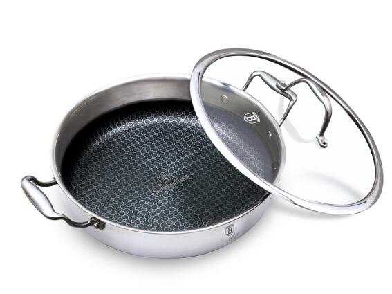 Berlinger Haus Αντικολλητική Κατσαρόλα 28cm, από Ανοξείδωτο Ατσάλι 18/10, BH-6563 Eternal Collection
