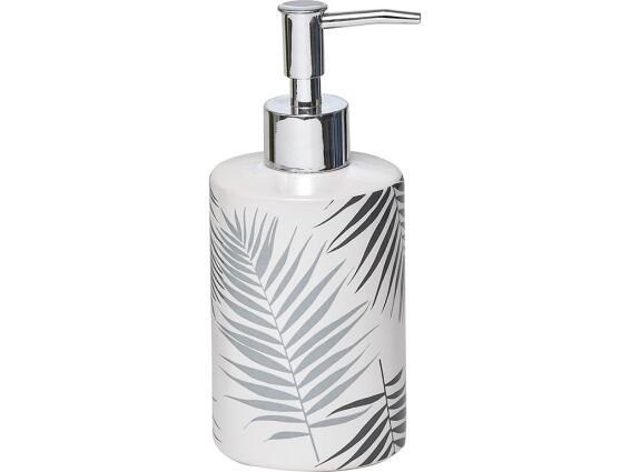 Διανεμητής Σαπουνιού Dispenser Δοχείο για Κρεμοσάπουνο με αντλία και σχέδιο, 7.4x17.5 cm, Lodge