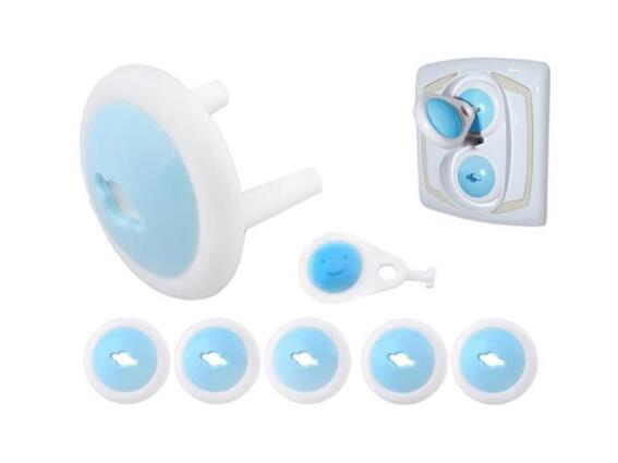 Lock Band Κάλυμμα-Ασφάλεια Πρίζας Σετ 6τμχ