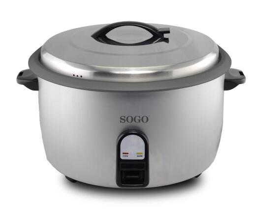 Sogo Επαγγελματικός Ηλεκτρικός Παρασκευαστής Ρυζιού 1900W 5.6L ARR-SS-10770 Ασημί
