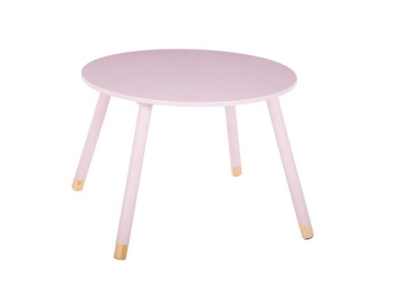 Aria Trade Ξύλινο Παιδικό Τραπεζάκι Ροζ 60x43cm