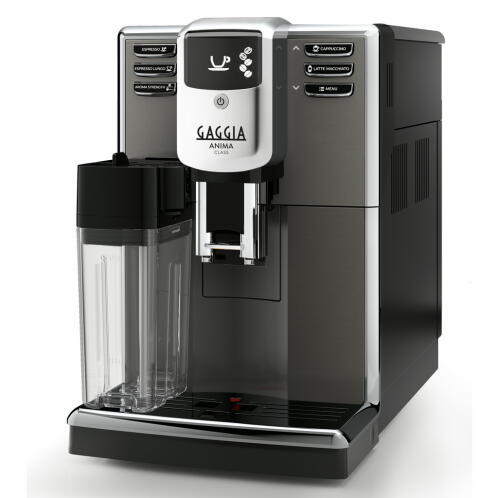Gaggia Αυτόματη Μηχανή Espresso 1500W Πίεσης 15bar με Μύλο Άλεσης Anima Μαύρη