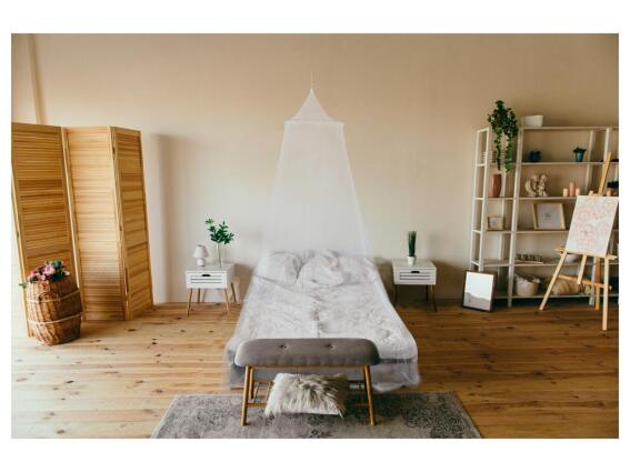 Κουνουπιέρα Διπλού Κρεβατιού σε λευκό χρώμα, 1000x250 cm, Mosquino net