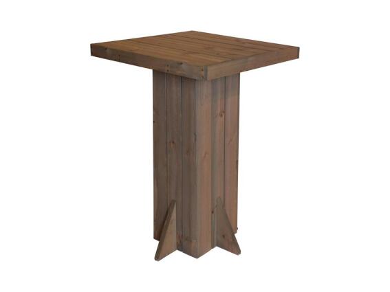 Τραπέζι μπαρ ψηλό ξύλινο stand για εκδηλώσεις,  ύψους 110 cm