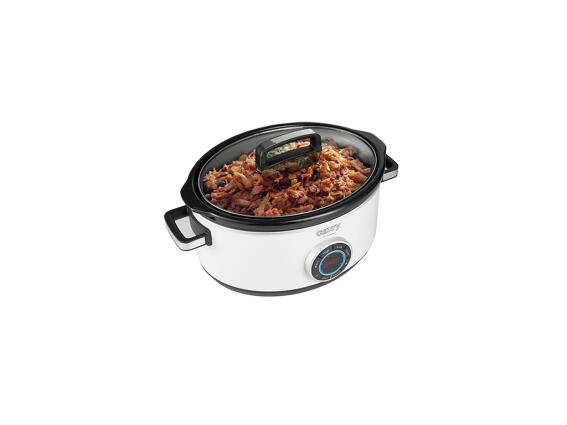 Camry Πολυμάγειρας Slow Cooker 600W χωρητικότητας 6.5 L με κεραμική αντικολλητική επιφάνεια, CR-6410