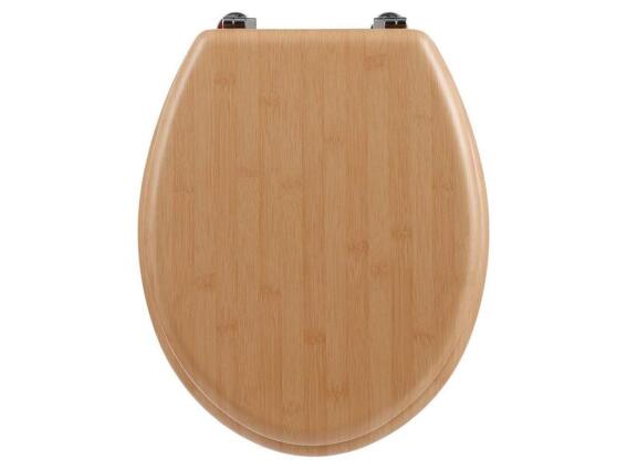 Καπάκι λεκάνης μπάνιου σε σχέδιο τύπου ξύλο Bamboo, 45x37x5.5 cm
