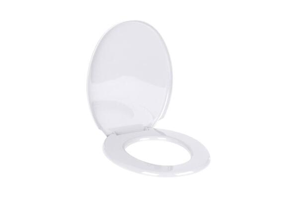 Καπάκι λεκάνης μπάνιου σε λευκό χρώμα, 36.5x45.4x3 cm