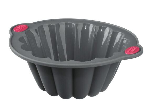 Φόρμα Σιλικόνης για Κέικ σε γκρι σκούρο χρώμα διαμέτρου 22.7 cm, Cake mold