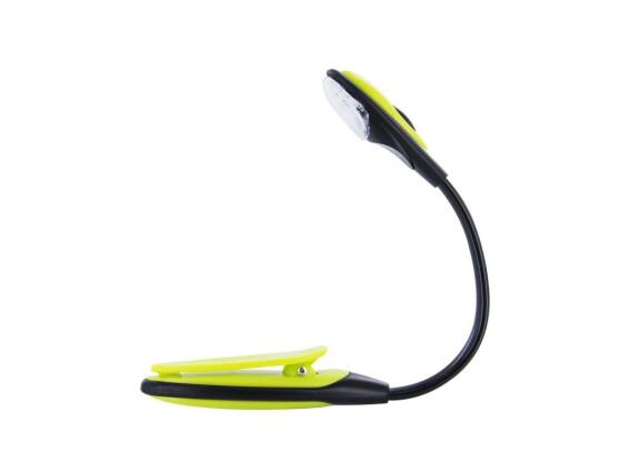 LED Φωτάκι Νυκτός Βιβλίου με Κλιπ, Book Light Λαχανί