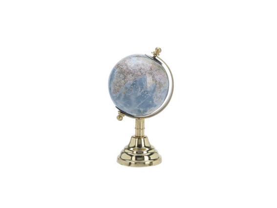 Διακοσμητικό Γραφείου Περιστρεφόμενη Υδρόγειος Σφαίρα διαμέτρου 8 cm, Decorative globe Σχέδιο 2