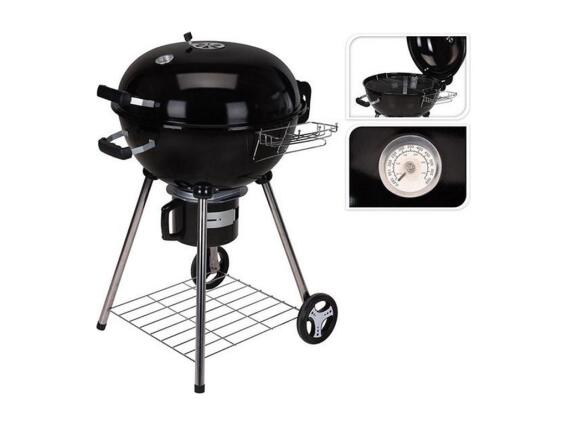 Φορητή Ψησταριά Μπάρμπεκιου Barbeque με Σχάρα ποδαράκια και σταντ, 86x57x99 cm