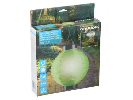 Ηλιακό Κρεμαστό Φαναράκι Φωτιστικό LED Εξωτερικού Χώρου, Solar lamp Πράσινο