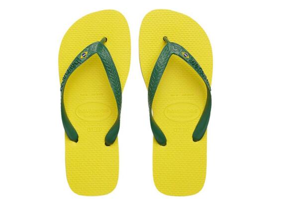 Havaianas Σαγιονάρες Unisex Brazil σε κίτρινο χρώμα 41/42