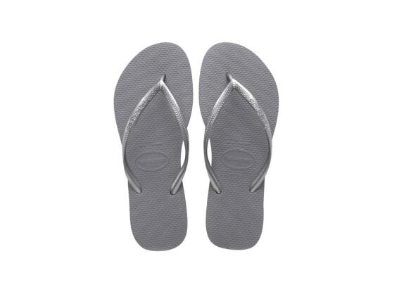 Havaianas Γυναικείες Σαγιονάρες, Flip Flops, σε Ασημί χρώμα  41/42