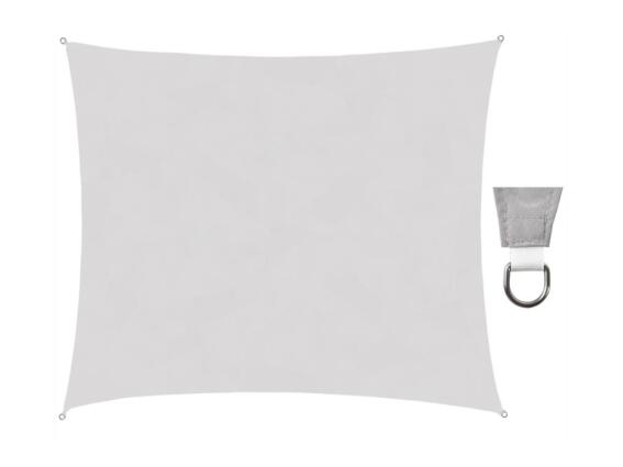 Αντηλιακή Τετράγωνη Τέντα Σκίαστρο από πολυεστέρα σε γκρι χρώμα, 4x3 m, Square shade cloth