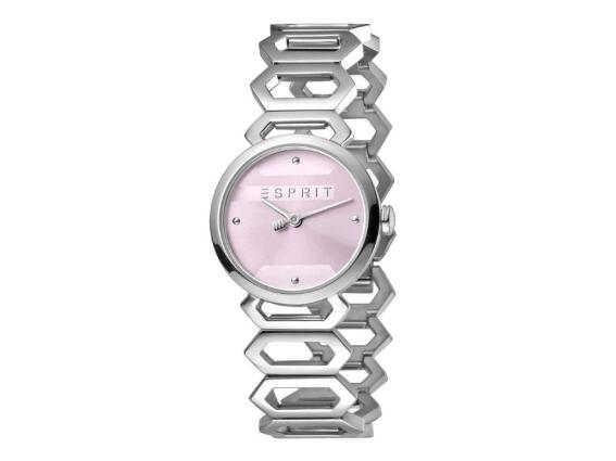 Esprit Γυναικείο Ρολόι χειρός με μπρασελέ σε ασημί χρώμα, ES1L021M0035