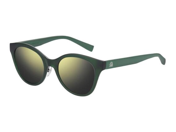 Benetton Γυναικεία Γυαλιά Ηλίου με Πράσινο σκελετό και Πράσινο Χρυσό Φακό, BE5008 500 53