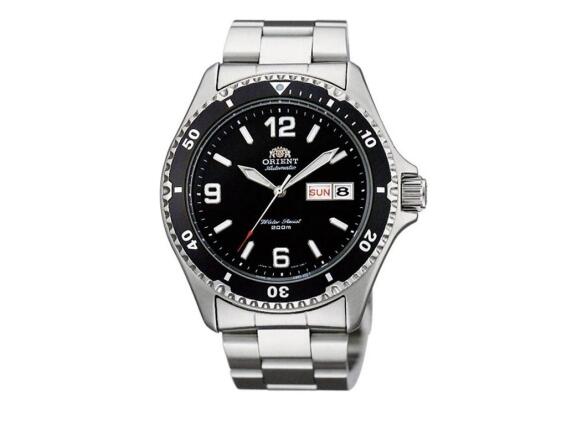 Orient Ανδρικό Ρολόι χειρός Αυτόματο με Μεταλλικό Μπρασελέ σε Ασημί χρώμα, FAA02001B3