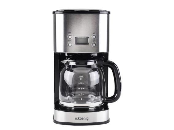 H.Koenig Καφετιέρα Φίλτρου Γαλλικού Καφέ χωρητικότητας 1.8L, σε Ιnox χρώμα, MG-30