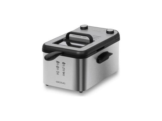 Cecotec Φριτέζα με Φίλτρο Καθαρισμού Λαδιού 3Lt CleanFry Infinity 3000 Full Inox, CEC-03073