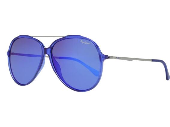 Pepe Jeans Unisex Γυαλιά Ηλίου με Mπλε Μεταλλικό σκελετό και Μπλε Φακό, PJ7324 C4 60