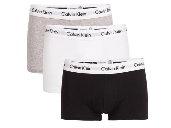 Calvin Klein Σετ Ανδρικά Μονόχρωμα Μποξεράκια 3 τεμ, Boxers 3-pack set XLarge
