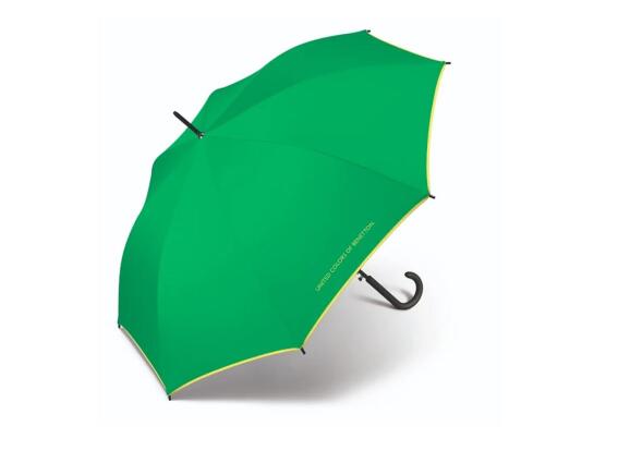 Benetton Αυτόματη Ομπρέλα Βροχής Long διαμέτρου 105cm, Umbrella 56000 Πράσινο