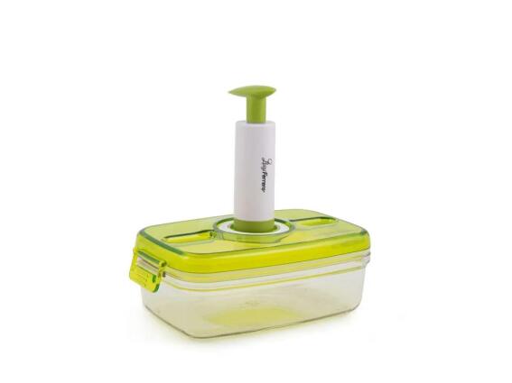 Luigi Fererro Πλαστικό Δοχείο αποθήκευσης τροφίμων με αντλία χειρός, χωρητικότητας 1Ltr, VC-055