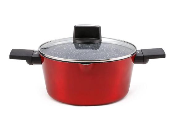 Luigi Ferrero Κατσαρόλα 24cm με αντικολλητική επίστρωση, 24x11.5 cm, Rossy FR-2412