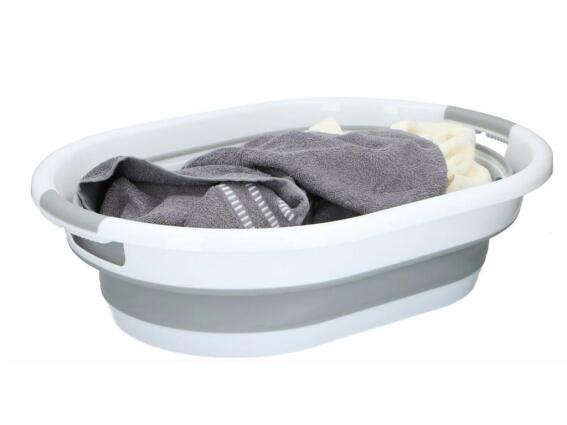 Πτυσσόμενη Λεκάνη απλύτων και μεταφοράς ρούχων, χωρητικότητας 27L, 61.8x44.8x27.8 cm