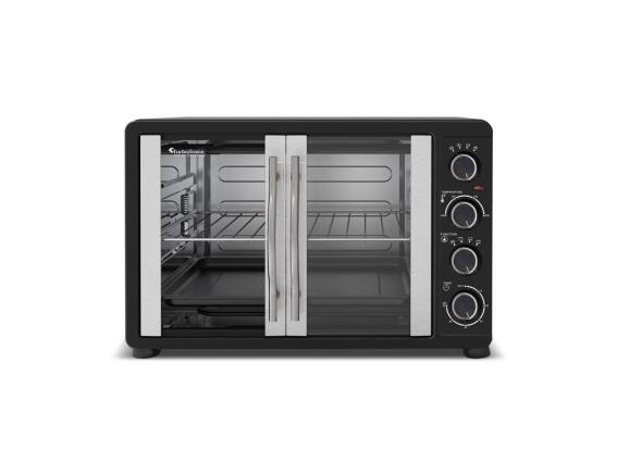 TurboTronic TT-FEO45 Ηλεκτρικό Φουρνάκι με 2000W 45Lt Μαύρο