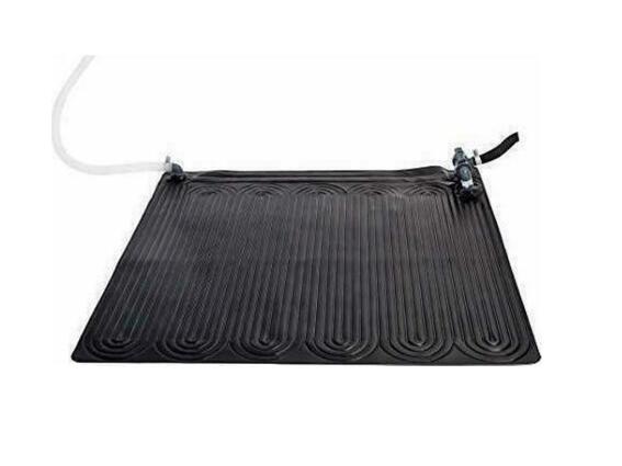 Intex Ηλιακό Χαλάκι Θέρμανσης Νερού Πισίνας από PVC σε Μαύρο χρώμα, 1.2x1.2 m