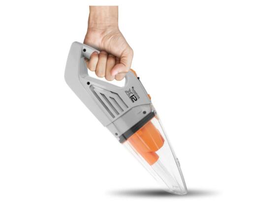 TurboTronic Επαναφορτιζόμενο Ηλεκτρικό Σκουπάκι Χειρός 7.4V χωρίς σακούλα, 0.5L, TT-X12 Πορτοκαλί