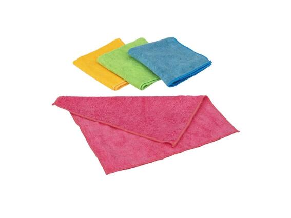 Vileda Σετ 4 τεμ Πανάκια Καθαρισμού από Μικροΐνες, Microfiber cloth set