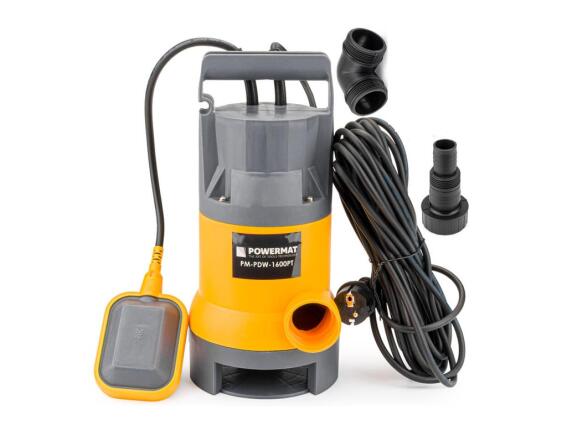 Powermat Υποβρύχια Αντλία Λυμάτων 1600W με δυνατότητα βύθισης έως 7m, PM-PDW-1600PT