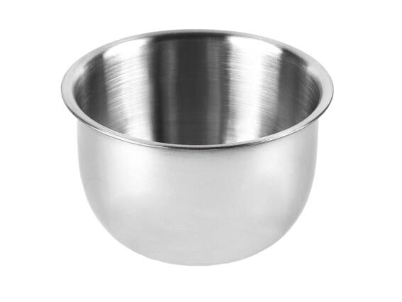 Muhler Μπωλ από Ανοξείδωτο Ατσάλι σε Ασημί χρώμα 8x5 cm, Inox Bowl