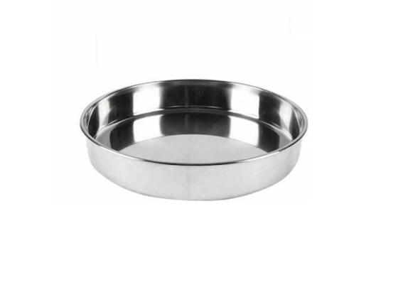 Στρογγυλό Ταψί από Ανοξείδωτο Ατσάλι, διαμέτρου 28cm